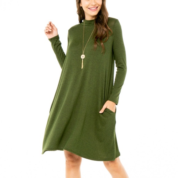 NWT Longsleeves Body Loose Dress MADE IN USA - Picture 3 of 4